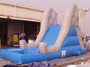 Quality Commercial Inflatable Water Slide Pool For Kids Amusement Games wholesale