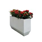Stainless steel flower planter box outside use