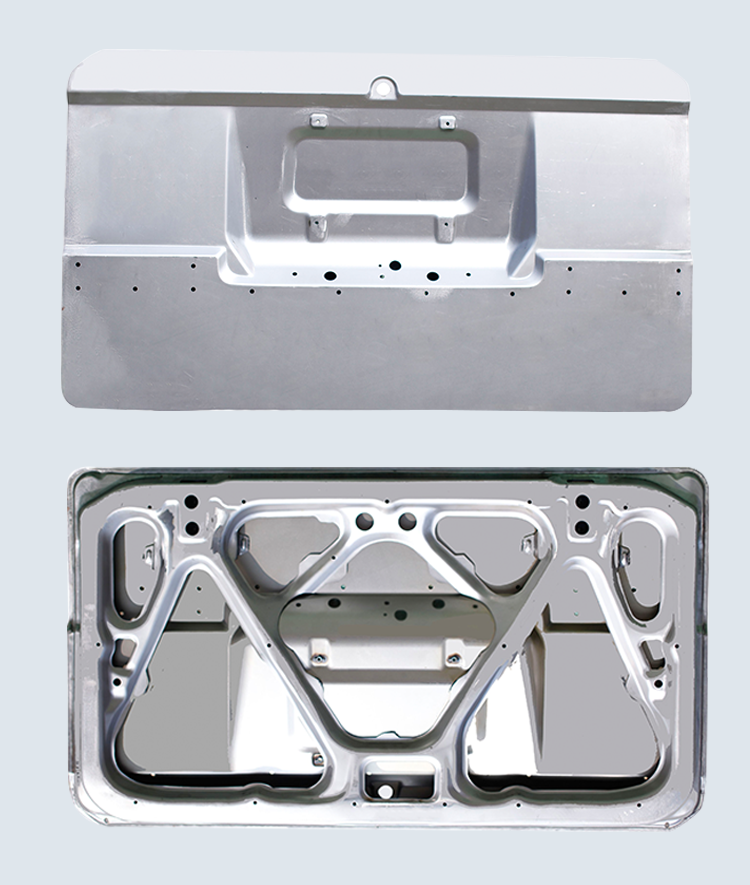 Silver Grey DC06 Sheet Toyota Coaster Bus Parts Bus Rear Door