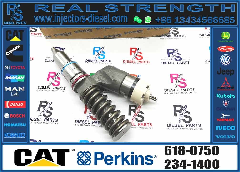 CAT Parts Fuel Injector 253-0616 374-0750 618-0750 0 371-8045 For Caterpillar Excavator Engine C15 C18