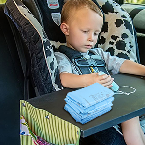 diaper sacks in the car