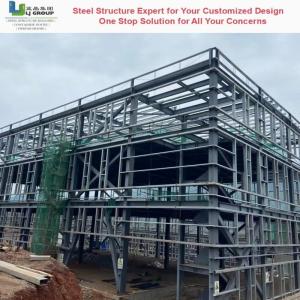 Quality Corrugated Color Steel Sheet Steel Structure Building Custom Layout CE wholesale