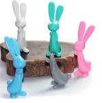 Rabbit shape plastic ball pen kids toy ball pen