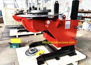 China Height Adjust 3 Tons Rotary Welding Turntable With Chuck on sale