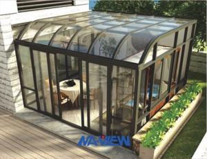Quality Contemporary Curved Roof Sunroom And Siding Environment Friendly wholesale