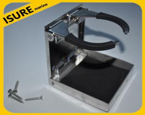 Quality STAINLESS STEEL ADJUSTABLE FOLDING DRINK HOLDERS MARINE/BOAT/CARAVAN/car wholesale
