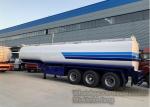 45m3 Tri Axle Q235 Carbon Steel Fuel Truck Trailer