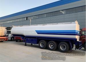 Quality 45m3 Tri Axle Q235 Carbon Steel Fuel Truck Trailer wholesale