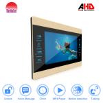 Morningtech 7 inch gold Video intercom System intelligent video door bell metal
