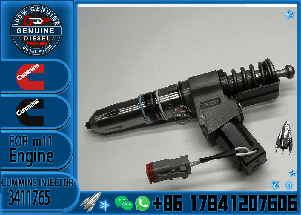 New Genuine Cummin s Fuel Injector 3411691/3411765/3411766/3411759/3087560/3087733/3083846/30950866 Cummin s N14 Engine
