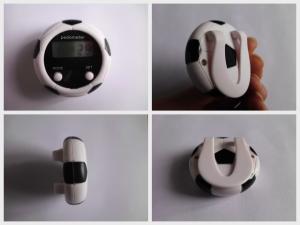 Quality ABS Step Counter Pedometer football pedometer for christmas gift wholesale