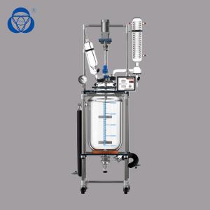 Quality Customized Double Layer Glass Reactor / Jacketed Glass Vessel Eco Friendly wholesale