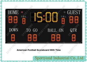 Quality American Football Electronic Scoreboard With Time and Remote Control wholesale