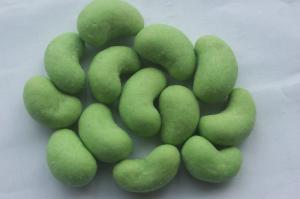 Quality NON-GMO Wasabi/Mustard Coated Cashew Nut Healthy Snacks With Halal Certification Toasted Crispy and Crunchy Food wholesale