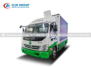 Quality Foton Aumark Mobile Digital LED Advertising Truck Advertising Box Van wholesale