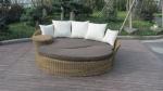Fashion Brown Outdoor Rattan Daybed , Garden / Patio Furniture
