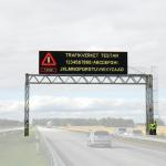Smart Monitor P20 Motorway VMS Signs RS232 RS485 Cat 5 Network Cable