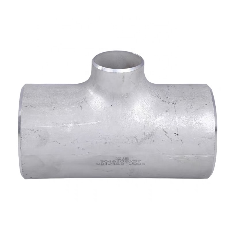 304 316 316L Stainless Steel Straight Tee Forged Sch40 Pipe Fitting Elbow for General