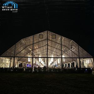 Quality Transparent Modern Polygon Tent Flame Restardant Cover Long Service Life wholesale