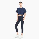 Women Cotton Loose Short Sleeve Activewear T Shirts Breathable