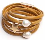 jewellery spring and summer new collection leather magnetic bracelet, fashion