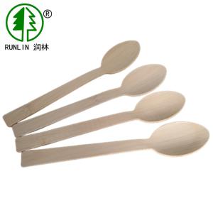 Quality 100 Natural 160mm Compostable Disposable Reusable Bamboo Cutlery Set Spoons wholesale