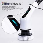 150cm ABS Plastic Material Wireless Cleaning Brush Electric Power Spinning Brush