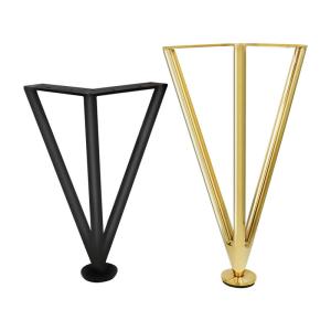 Quality 5 Inch Black Modern Style Angled Tube Feet Sofa Legs For Furniture wholesale