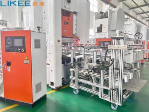 Quality 4 Ways Disposable Aluminium Foil Pan Making Machine 12000 Pcs/hour Output Capacity wholesale