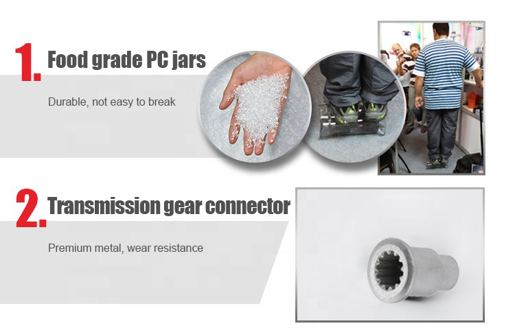 Push Button 30 Speed Settings Electric Sand Ice Blender for Professional DIY Smoothies