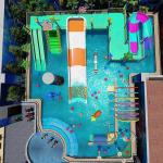 Customized Residential Water Park Equipment Swimming Amusement Park Anti UV