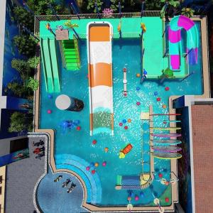Quality Customized Residential Water Park Equipment Swimming Amusement Park Anti UV wholesale