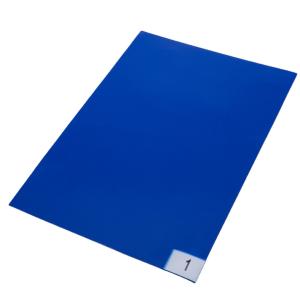 Quality Entry Decontaminating Cleanroom Tacky Mats 60''X90'' Blue PE 30 Layers wholesale