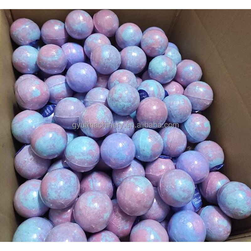 Handmade Bath Salt Ball Making Machine with Salt Powder Raw Material and Various Molds