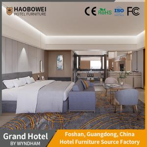 Quality Five Star Hotel Modern Style King Size Bedroom Furniture Set In Moderate Soft Package wholesale