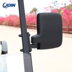 ODM Golf Cart Mirrors Adjustable Nylon Folding Side Mirror Black