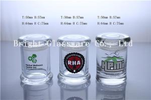 Quality sparyed color glass jar with lid for wholesale wholesale