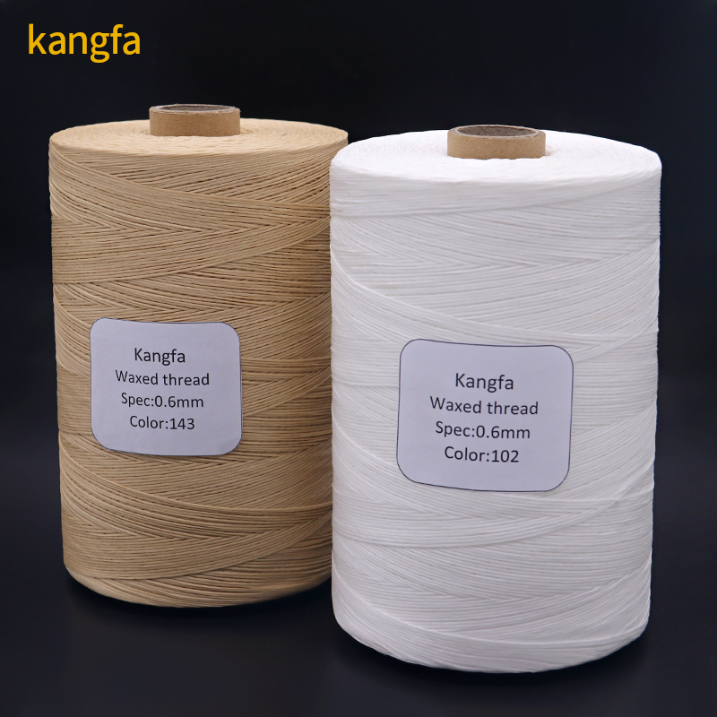 Leather Sewing Waxed Thread Practical 0.8mm Spun Yarn Type for Sofa Crafting Projects