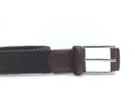 Polyester Adjustable Braided 35mm Mens Elastic Stretch Belt