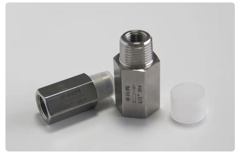 304 Stainless Steel Femal/Male Thread Check Valve Hexagon Check Valve