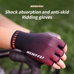 Women Men Road Cycling Gloves Half Finger Breathable Polyester Material