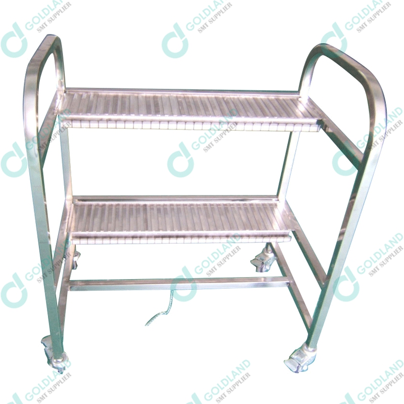 Stainless Steel FUJI XP Storage SMT Feeder Carts