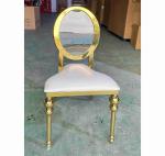 Acrylic Back event chairs dining chairs SS gold rental furniture