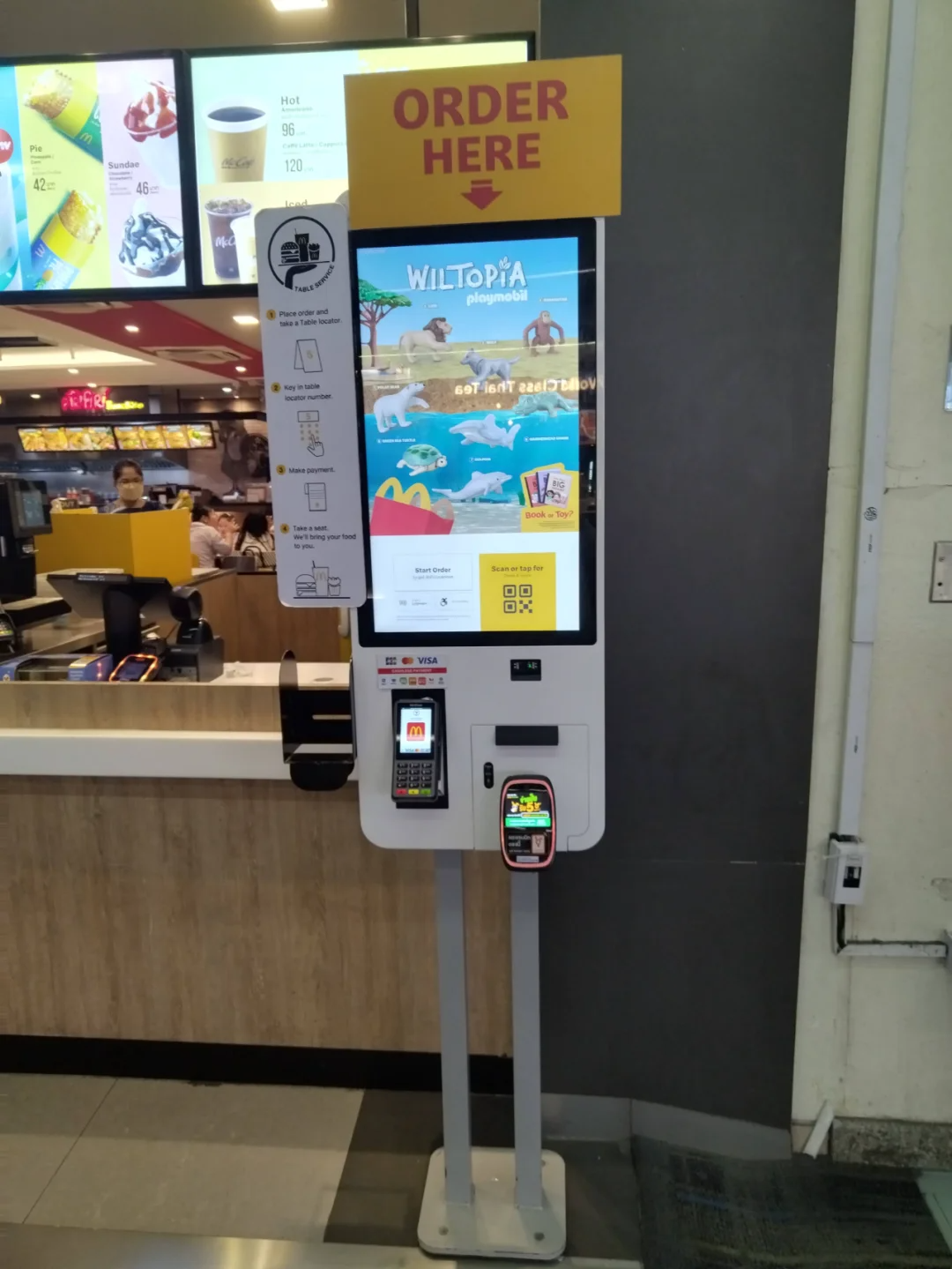 Qtenboard Intelligent Self-Service Queue Kiosk Restaurant/Bank/Hospital Queue Management Equipment with Management System