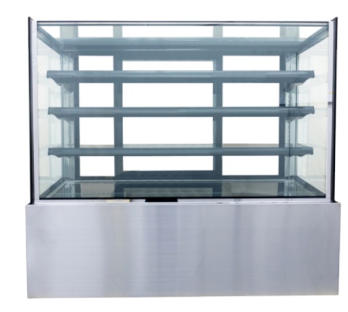 Sliding Door Refrigerated Bakery Display Case 15.5 CU.FT For Pastry