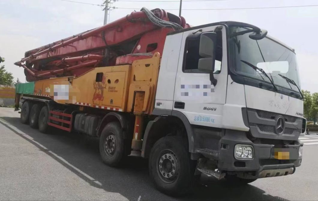 Perfect Original Condition 2013 Sy 62m Concrete Pump on Benz 10*4 Truck Factory Directly Sale