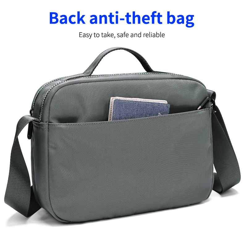 Factory wholesale custom large capacity casual hand bags crossbody bag for men sling messenger bags