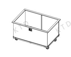 Quality Packing Material Recycle Collect Trolley SUS201 With 4&quot; Silent Casters wholesale