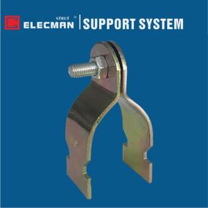Quality Yellow Zinc Plated Steel Channel Rigid Conduit Strut Clamps Universal Type wholesale