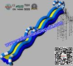 Indoor Residential Giant Long Kids Inflatable Water Slide Games To Play